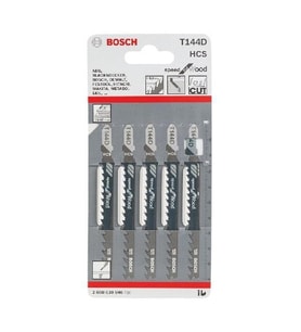 BOSCH T144D HCS DEKUPAJ AĞZI TESTERE 5'Lİ (Siyah)