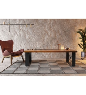 Ntconcept  Rona Masif Ahşap Sehpa