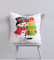 BK Gift Kişiye Özel Yılbaşı Mutlu Yıllar Tasarımlı Yastık-6
