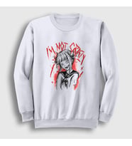 Presmono Unisex Beyaz Himiko Toga V3 Anime My Hero Academia Sweatshirt 359621tt