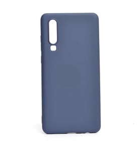 Huawei P30 Kılıf İçi Kadife Özel Tasarım Esnek Yumuşak Pürüzsüz (Lacivert)