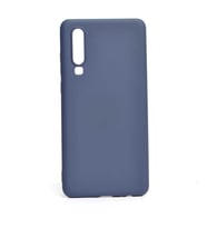 Huawei P30 Kılıf İçi Kadife Özel Tasarım Esnek Yumuşak Pürüzsüz (Lacivert)