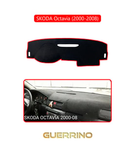 SKODA Octavia (2000-2008)TORPİDO KORUMA HALISI KIRMIZI KENAR
