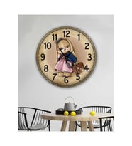 bilge Tasarım retro Duvar Saati 40 x 40 CM (Karışık)