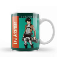 Attack On Titan Levi Ackerman 01 Kupa Bardak Porselen