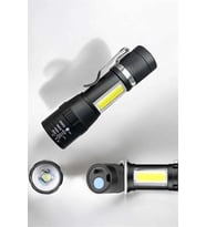 El Feneri Led USB Şarjlı Zoom Mini Led Işık Acil Durum Feneri