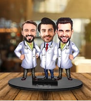 Kişiye Özel Doktor Tasarımlı Karikatür Biblo 211