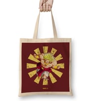 Broly Retro Japanese Dragon Ball Z Bez Çanta Uzun Saplı
