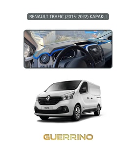 RENAULT TRAFIC (2015-2022) KAPAKLITORPİDO KORUMA HALISI GRİ KENAR
