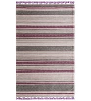 Bespoky Eberndorf Mavi Patchwork Pamuklu El Dokuması Alan Halısı