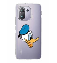 Xiaomi  Mi 11 Pro  Kamera Korumalı Kapak Donald Duck Tasarımlı Şeffaf  Kılıf