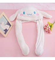 Sanrio Kuromi Cinnamoroll My Melody Şapka Kulakları Hareket Eden Şapka Işıklı Modlu Peluş Bere Şapka