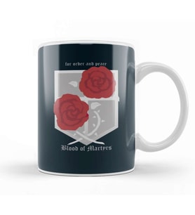 Attack on Titan Garrison logo Kupa Bardak Porselen