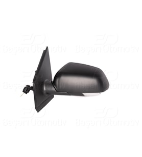 Volkswagen Polo 2005-2009 Sol Mekanik Ayarlı Sinyalli Siyah Dikiz Aynası