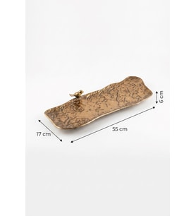 DEKORATİF METAL TEPSİ ORTA