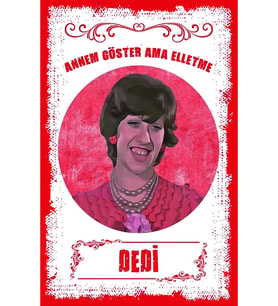 Yeşilçam Temalı Retro Ahşap Poster