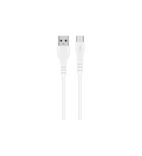 Type-C Şarj Kablosu 3A Hızlı Şarj USB Type-C Data ve Şarj Kablosu (Beyaz)