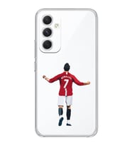 Samsung Galaxy A24 Uyumlu Cristiano Ronaldo Tasarımlı Şeffaf Telefon Kılıfı