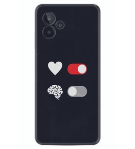 General Mobile GM 24 Pro Kılıf Silikon Desen Özel Seri Love Brain 1722
