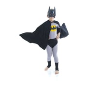Pelerinli Batman Kostümü - Batman Kostüm - Kara Şövalye Kostümü - Maske Hediyeli