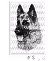 Alman Kurt Pug Köpek Puzzle 240 Parça Yapboz