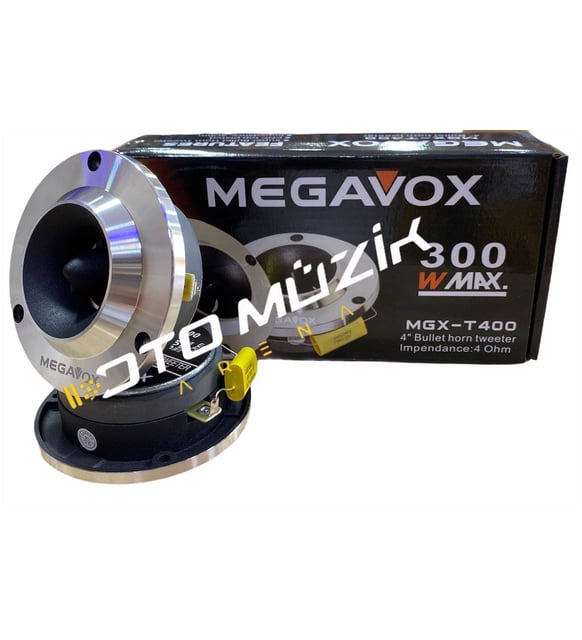 Megavox MGX-T400 300 Watt Bullet Horn Dome Tweeter 10 cm