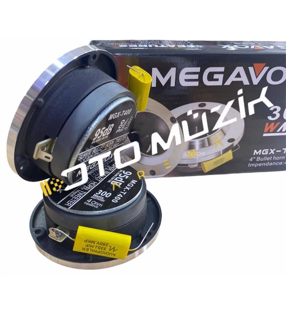 Megavox MGX-T400 300 Watt Bullet Horn Dome Tweeter 10 cm