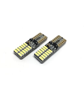 T10 Led Ampul 24 Ledli Canbuslı Park Ampulü Beyaz 2'li