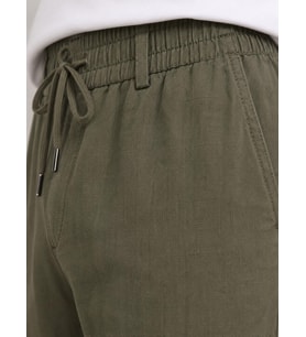 Keten Erkek Beli Bağlamalı Casual Jogger Pantolon 7734