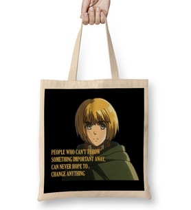 Attack On Titan Armin Inspiration Bez Çanta Uzun Saplı