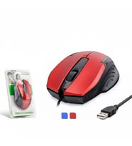 Hadron HDX3254 Kablolu Optik Mouse - 800 DPI - Kırmızı (Siyah)