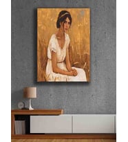 Koç stüdyo Modern tasarım kanvas tablo 50x70 (Çok Renkli)
