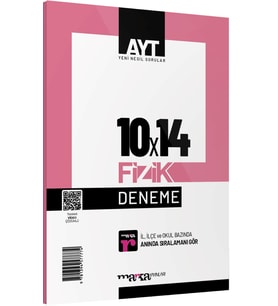 Marka Yayınları Ayt Fizik 10X14 Deneme