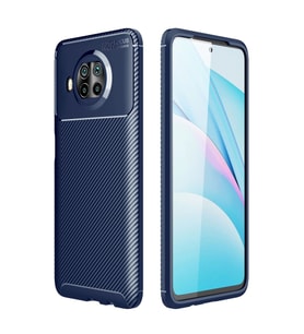 Xiaomi Mi 10t Lite Kılıf Auto Focus Karbon Kapak - Lacivert