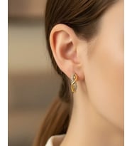 Xuping Gold Taşlı Mini Tasarım Küpe - 25-xpkp243