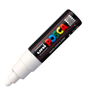 Uni Posca PC-7M Boyama Markörü 4.5-5.5 mm Beyaz 