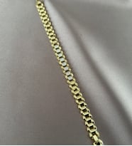 Xuping Ortası Taşlı Geçme Zincir Bileklik (Altın)