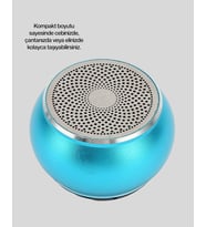 Kablosuz Bluetooth 5.0 Hoparlör Kompakt Ve Güçlü Ses