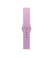 Huawei Honor Magic 2 46mm Uyumlu Band Serisi 22mm Klasik Kordon Silikon Strap Kayış (Mor)