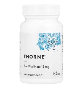 Thorne, Zinc Picolinate, 15 mg, 60 Capsules. (Renksiz)