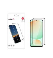 Samsung Galaxy 24 FE Ekran Koruyucu Ekranı Tam Kaplayan Kenarları Kırılmaya Dayanıklı 5D Cam (Siyah)
