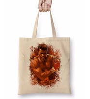 Muhammed Ali Boks Bez Çanta Uzun Saplı