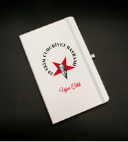 Kişiye Özel 29 Ekim Baskılı Beyaz Defter