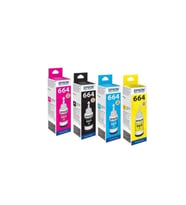 T664 L222,l300,l310,l312,l350,l355,l362 4 Renk Orjinal Mürekkep Takımı 70ml.