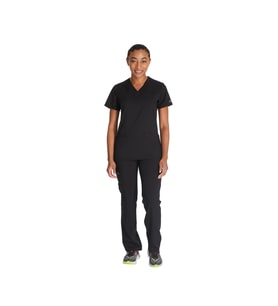 Dickies Balance DKE870 - DKE135  Medikal Giyim Doktor Scrubs Cerrahi Takım Likralı Hastane Üniforması (Siyah)