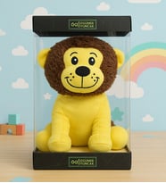 Peluş Sevimli 25 CM Aslan Oyuncak (Sarı)
