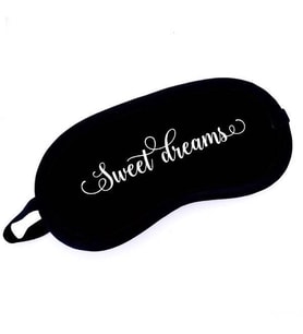 Sweet Dreams Mesajlı Uyuma Göz Bandı