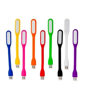 Çok Renkli(9 renk) Esnek Taşınabilir Usb Kitap Okuma Ledi Gece Lambası Leptop-Notebook Uyumlu