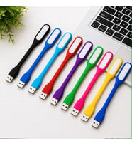 Çok Renkli(9 renk) Esnek Taşınabilir Usb Kitap Okuma Ledi Gece Lambası Leptop-Notebook Uyumlu