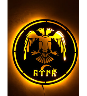 Selçuklu Kartal Led Işıklı Tablo